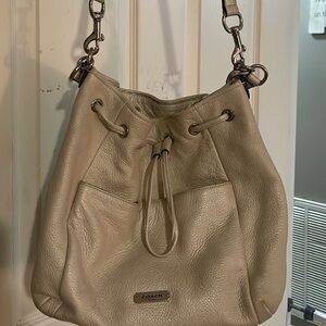 Coach Cream Leather Women's Bag